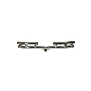 Jeep Wrangler Bumper - Rear - Rugged Ridge - 3-Inch Tube - Stainless Steel - `55-`06